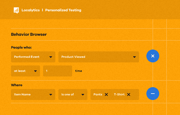 Personalization dashboard